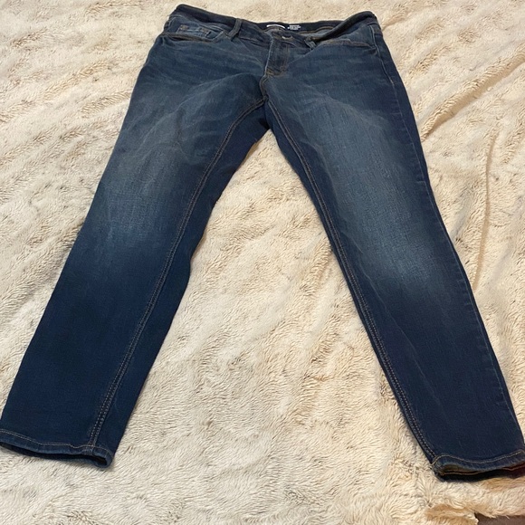 Old Navy Dark Blue Women's Skinny Jeans - Picture 2 of 4